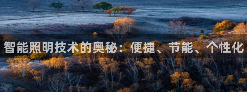 千亿国际(唯一)平台:智能照明技术的奥秘:便捷、节能、个性化