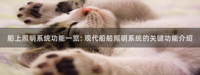 千亿国际跟盛辉是一家的吗知乎:船上照明系统功能一览: 现代船舶照明系统的关键功能介绍